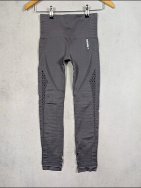Gymshark Gray High Waisted Seamless Leggings Women's Size XS